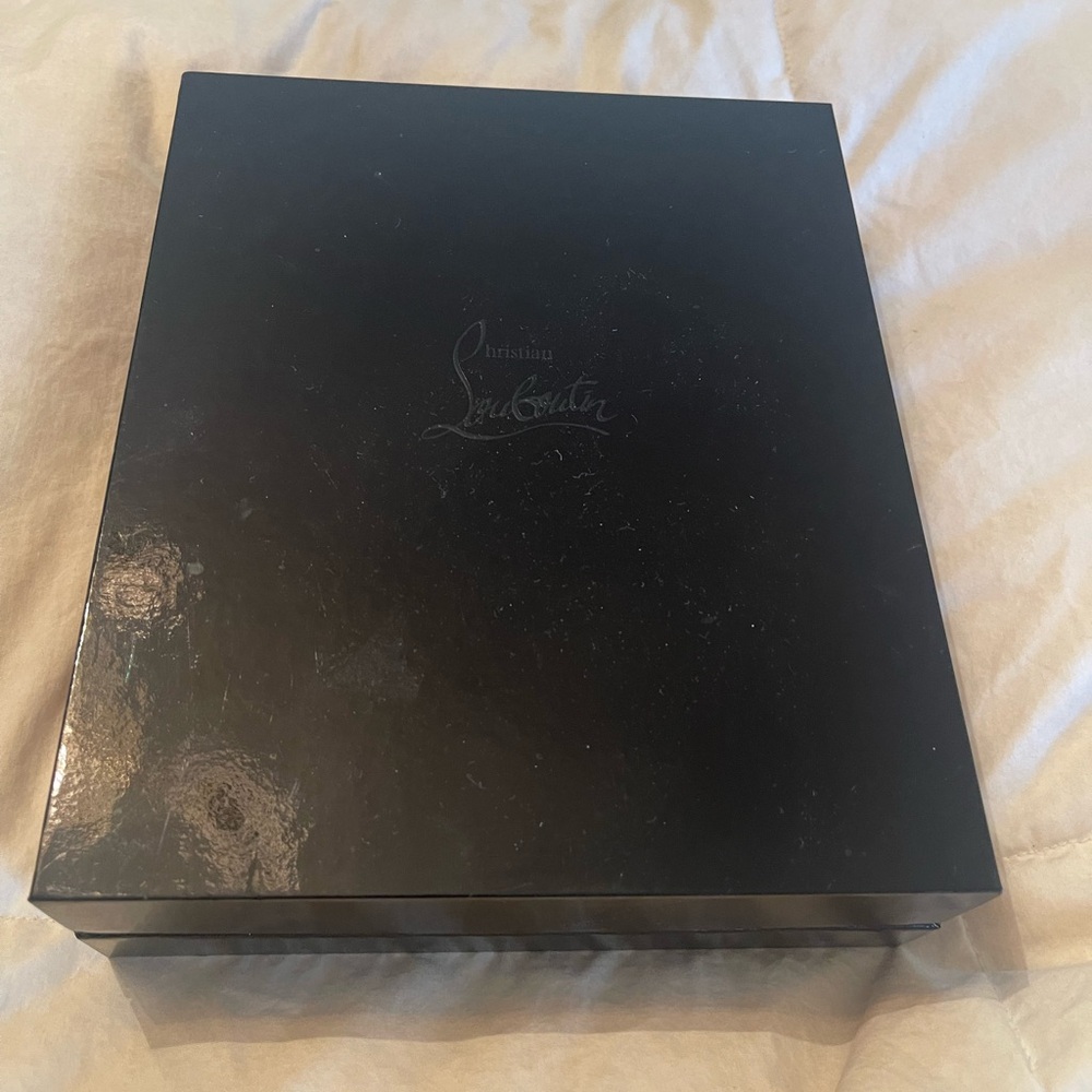 NEW CHRISTIAN LOUBOUTIN BLACK BOX